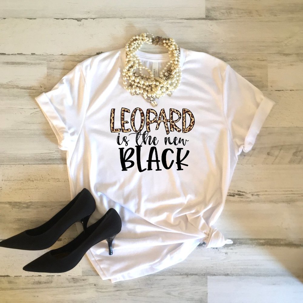 Leopard is the New Black Graphic T-shirt
